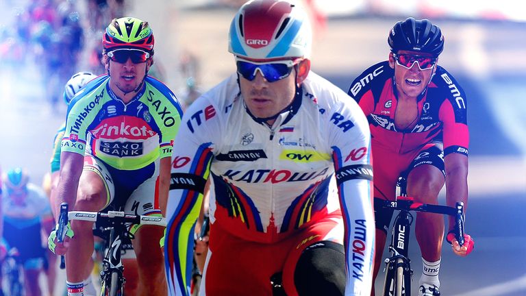 Peter Sagan, Alexander Kristoff, Greg Van Avermaet