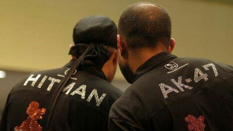 Hundal and Kang in World Cup of Pool action