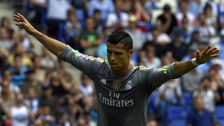 Cristiano Ronaldo scored a 20-minute hat-trick for Real Madrid against Espanyol