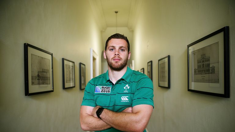 Ireland's Darren Cave following the World Cup squad announcement at Carton House
