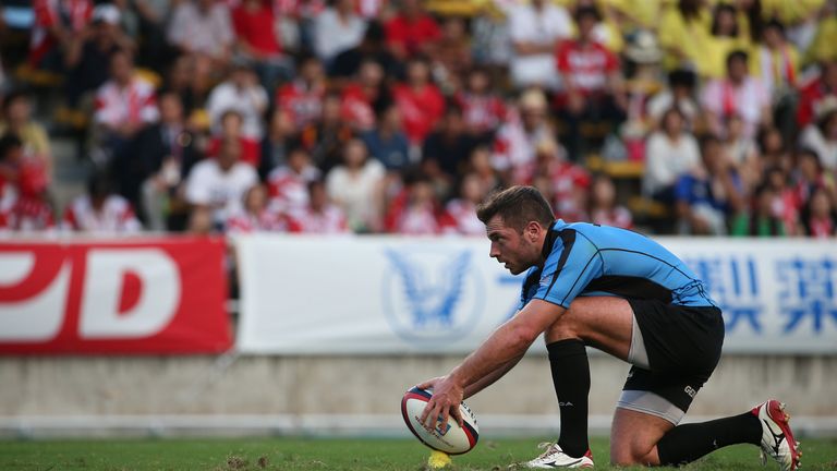 Uruguay fly-half Felipe Berchesi