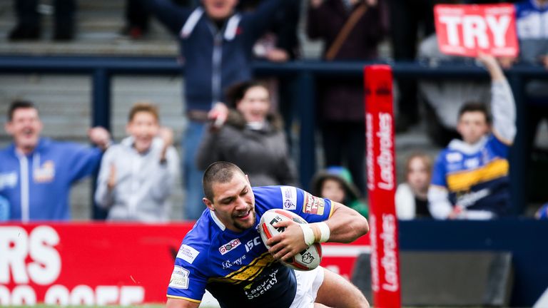 Leeds Rhinos wing Ryan Hall