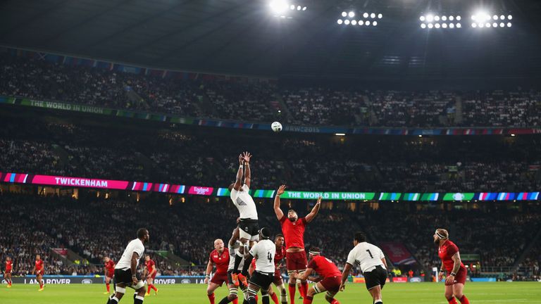 Fiji struggled in the lineout against England