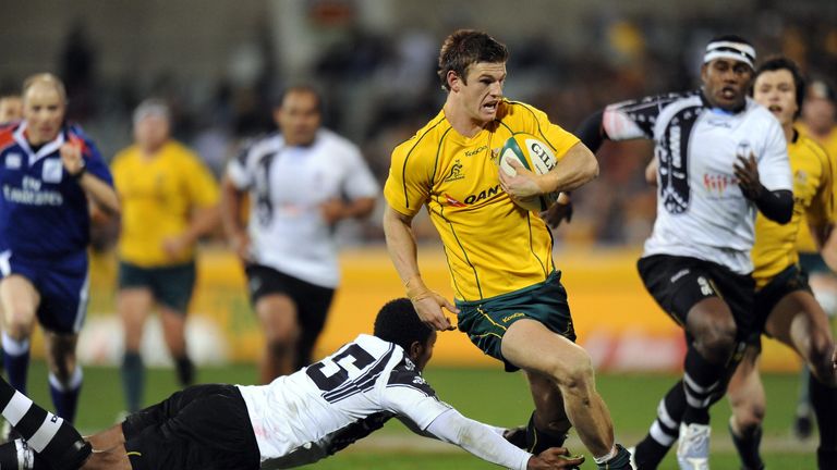 Rob Horne was among the try-scorers when Australia thumped Fiji 49-3 in their last meeting in 2010