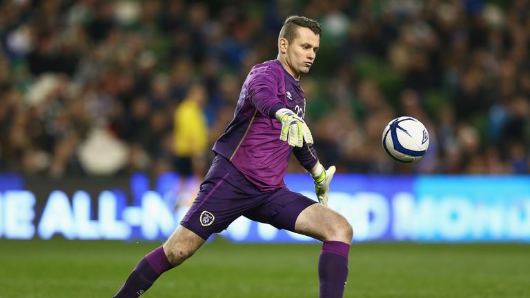 Shay Given Republic of Ireland goalkeeper during the friendly match with USA