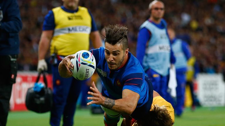  Sofiane Guitoune scores for France against Romanian