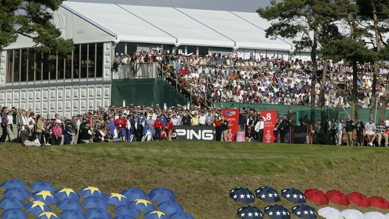 The huge crowds at Barseback in 2003 helped inspire Europe to victory