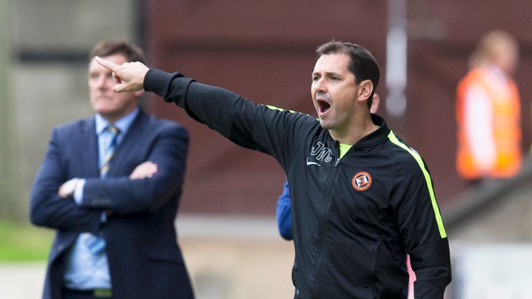 Jackie McNamara won just five of his last 28 games as Dundee United's manager
