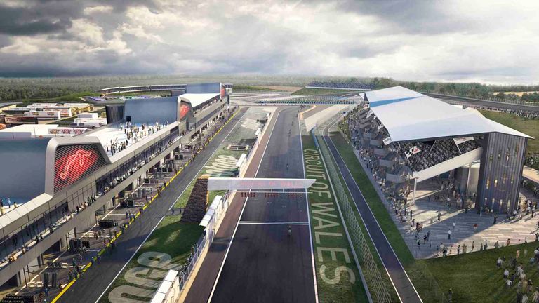 The proposed Circuit of Wales development