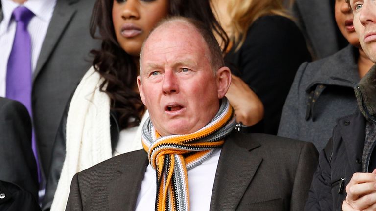 Wolverhampton Wanderers's chairman Steve Morgan