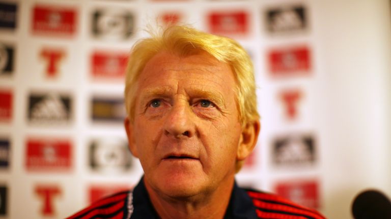 Gordon Strachan:  The Scotland manager is looking forward to facing Germany.