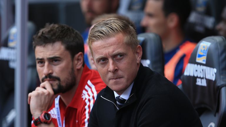 Garry Monk manager of Swansea City