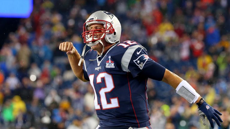 Tom Brady enjoyed a great night against the Steelers