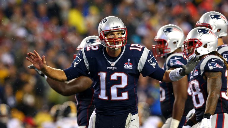 Tom Brady of the New England Patriots