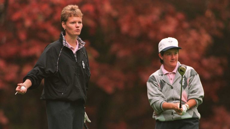 Trish Johnson and Alison Nicholas - Solheim Cup in 1994