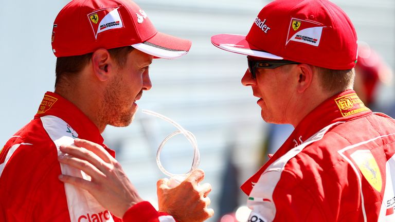 Sebastian Vettel was narrowly out-qualified by Kimi Raikkonen at Monza