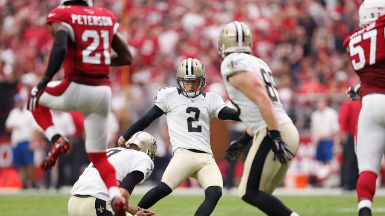 Zach Hocker of the New Orleans Saints 