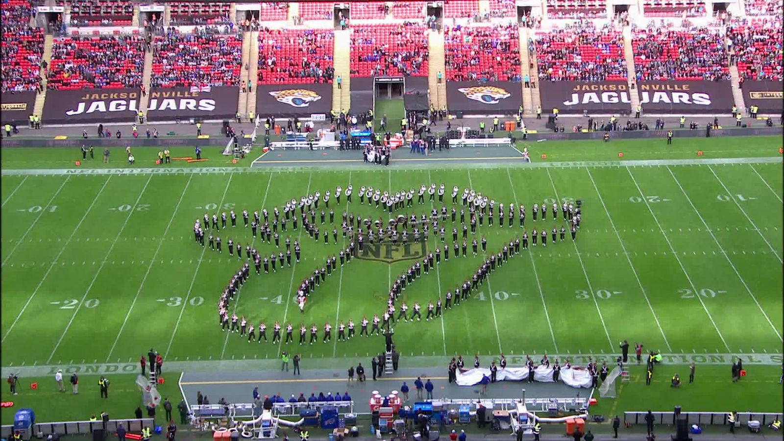 Amazing NFL marching band at Wembley Sky Sports