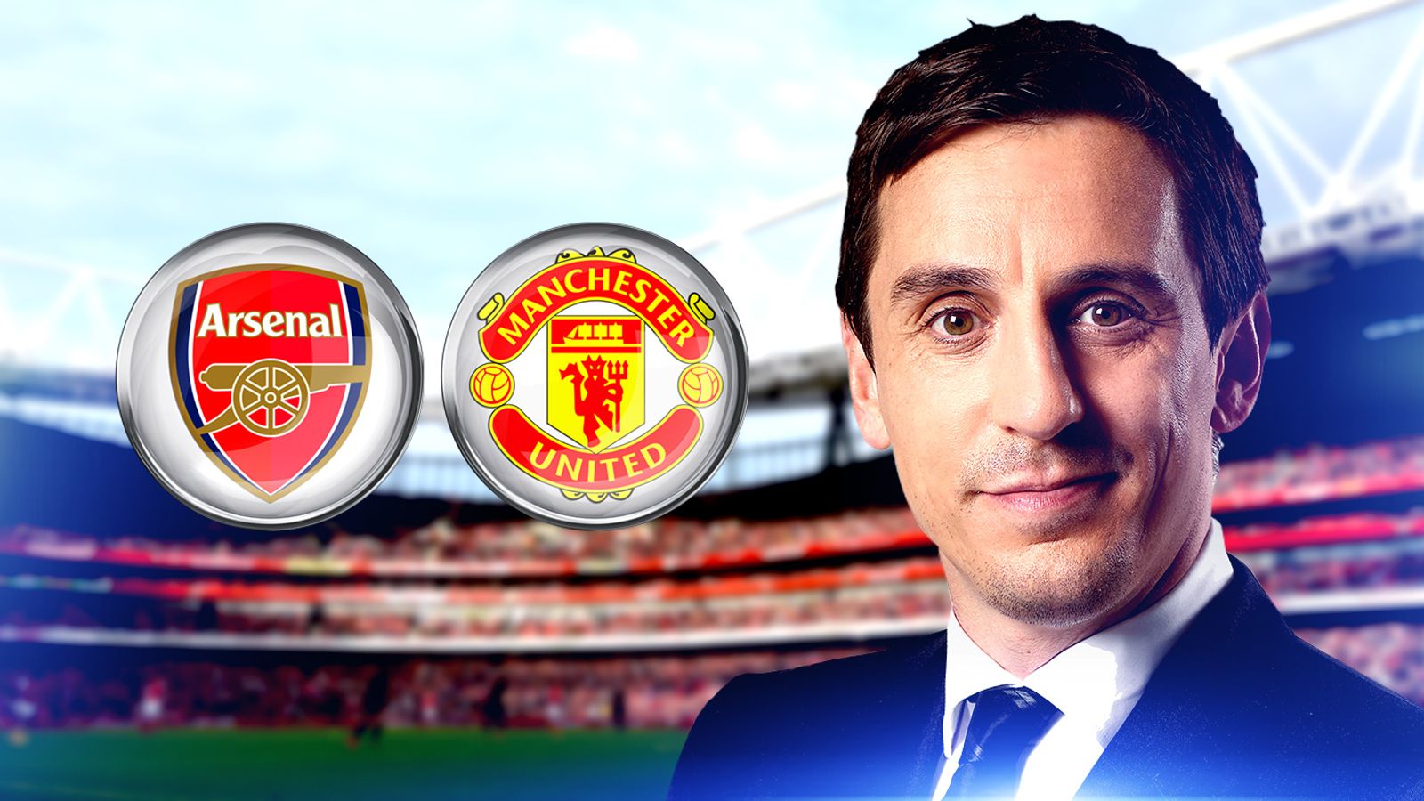 Gary Neville Analyses Manchester Uniteds 3 0 Loss To Arsenal Football News Sky Sports 