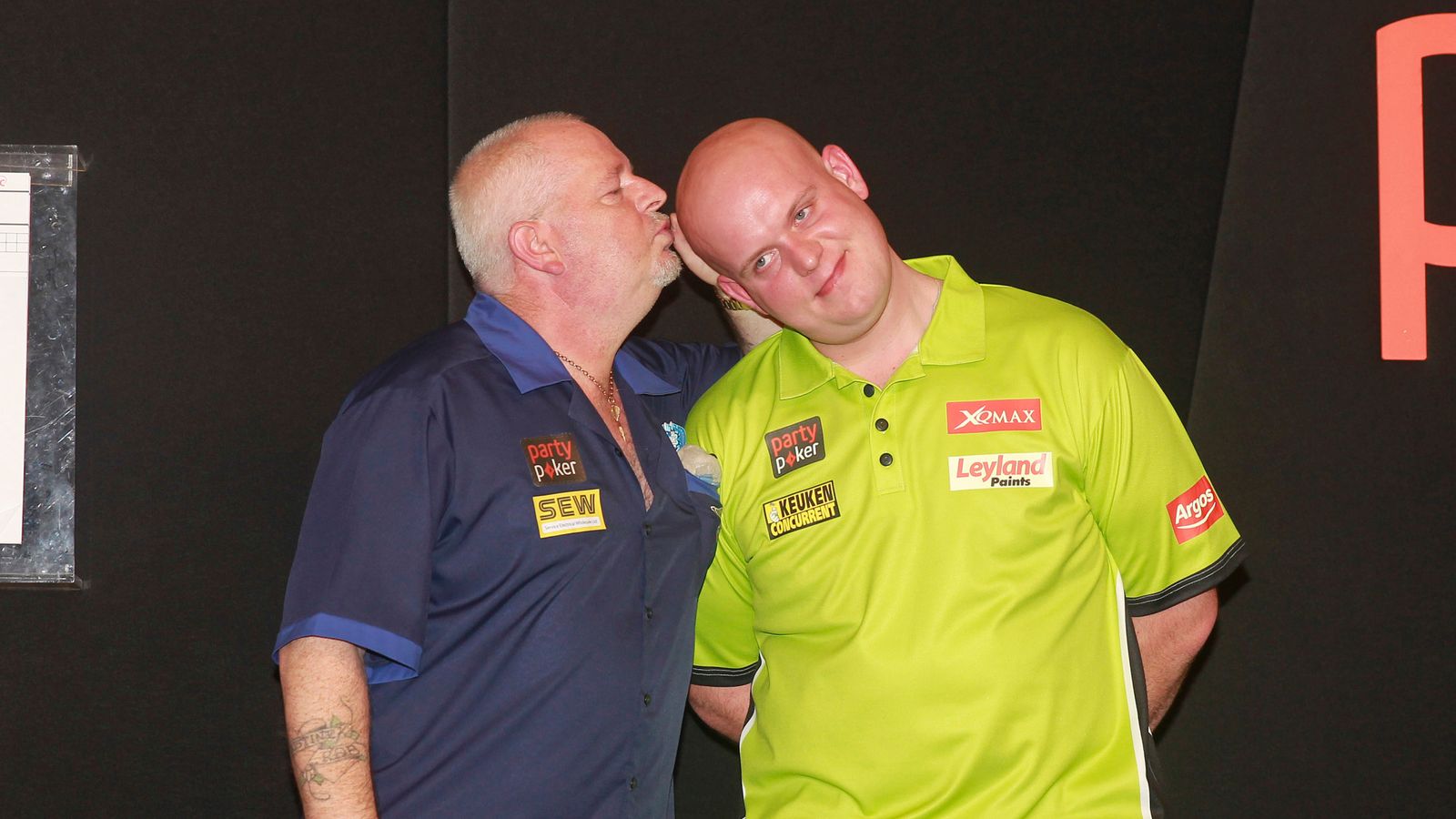 Michael van Gerwen, Raymond van Barneveld, Robert Thornton in World
