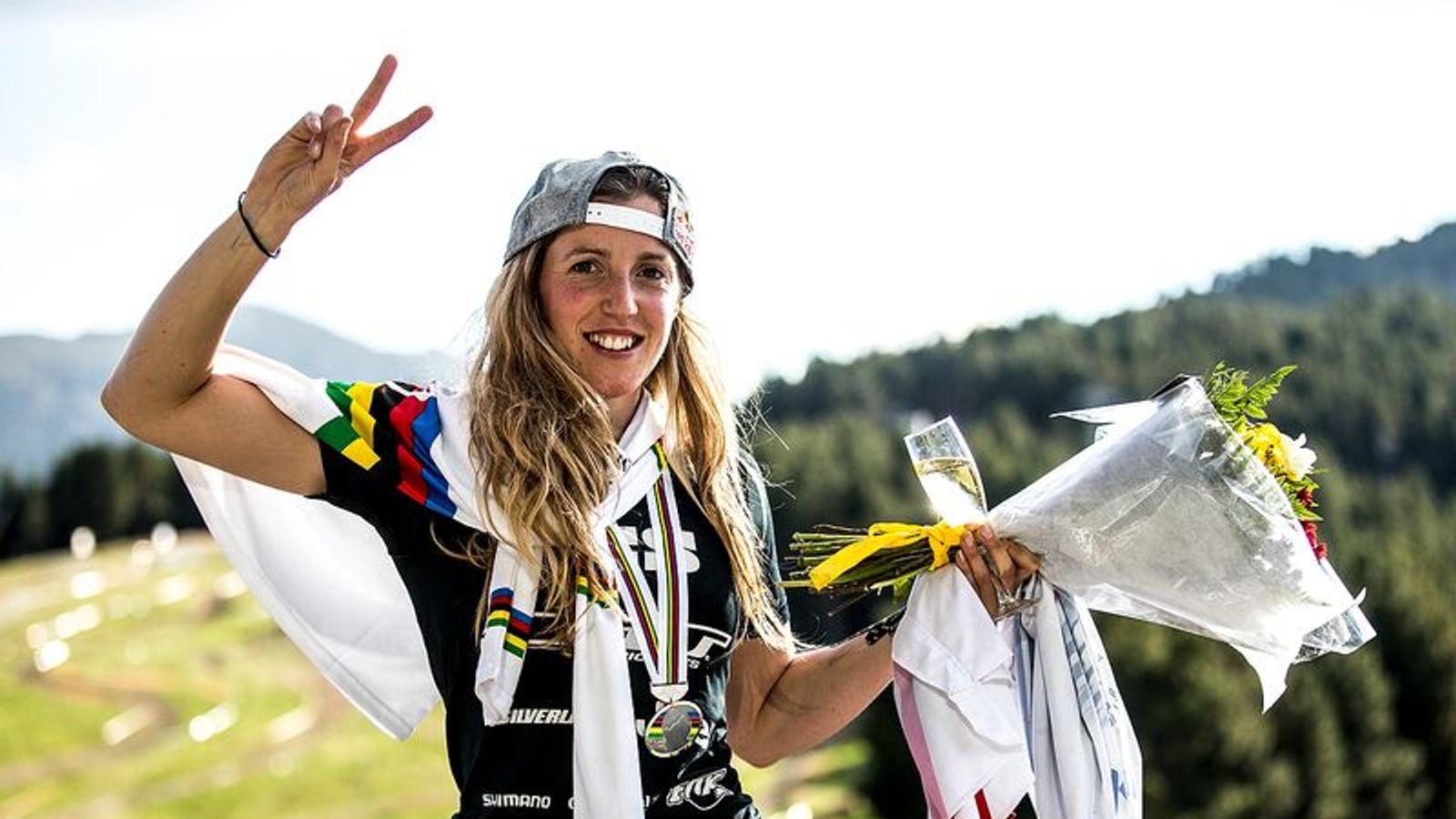 Rachel Atherton won a world championship and World Cup in mountain ...