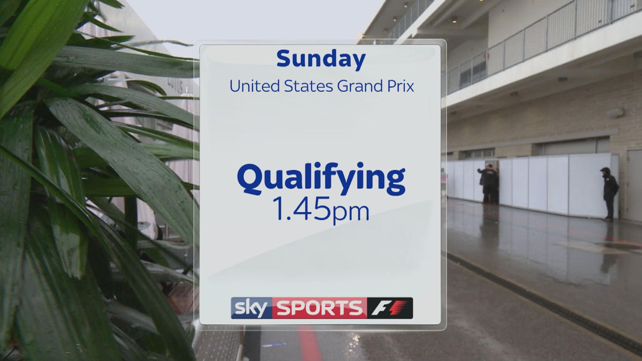 Sky F1's updated US GP schedule F1 News Sky Sports