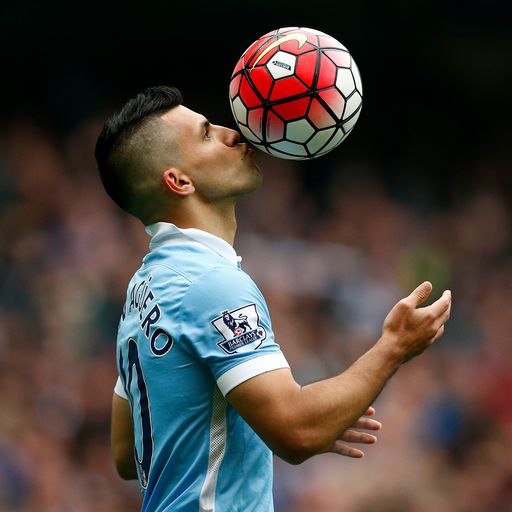 Aguero hits five in City rout