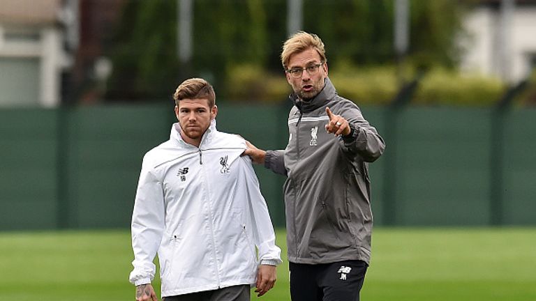 Alberto Moreno says Jurgen Kopp has worked with him a lot on the training ground