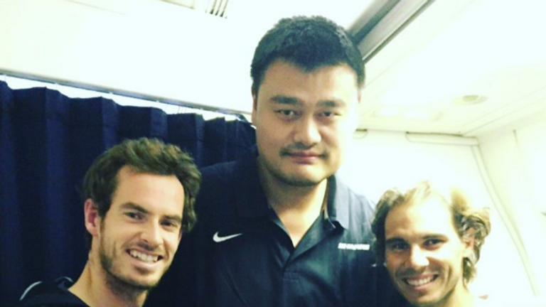 Andy Murray, Yao Ming, Rafa Nadal