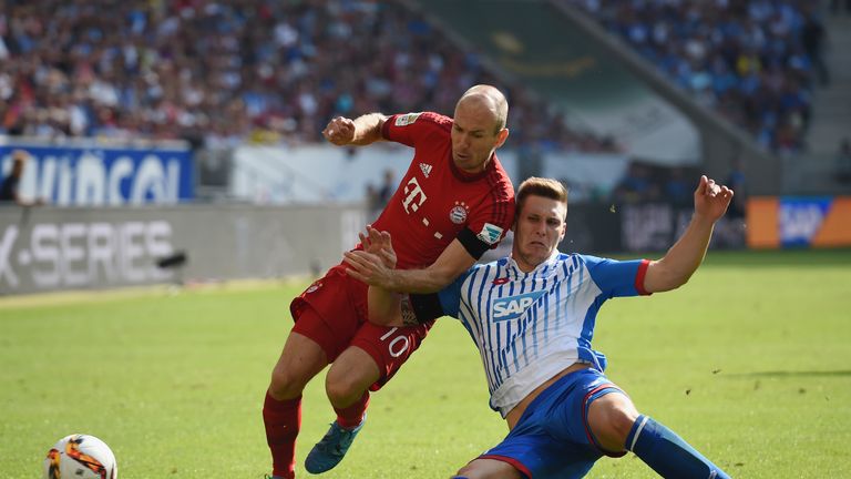 Arjen Robben has been restricted by injury to just 202 minutes of action so far this season.