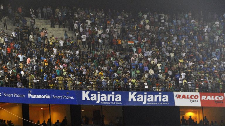 The Barabati Stadium in Cuttack where crowd trouble marred India's T20 game against South Africa