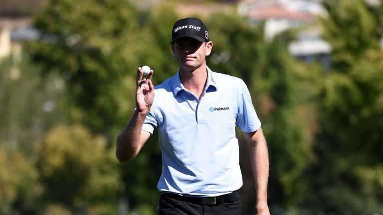 Brendan Steele mixed five birdies with three bogeys as he retained his overnight lead