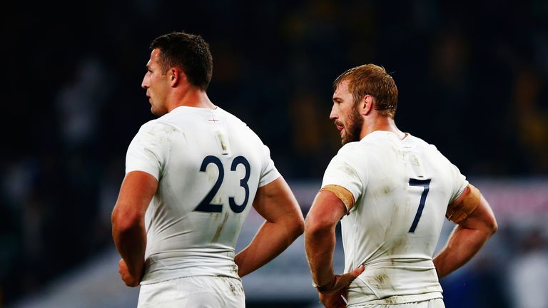 Sam Burgess and Chris Robshaw are in the spotlight after England's poor show on the biggest stage