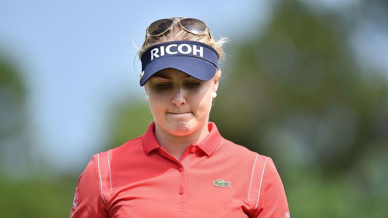 Charley Hull produced her career-best performance on the LPGA Tour to end the week in fourth. 