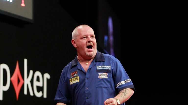 PARTY POKER GRAND PRIX 2015.CITY WEST HOTEL,DUBLIN.PIC;LAWRENCE LUSTIG.QUARTER FINAL.IAN WHITE V ROBERT THORNTON.ROBERT THORNTON IN ACTION