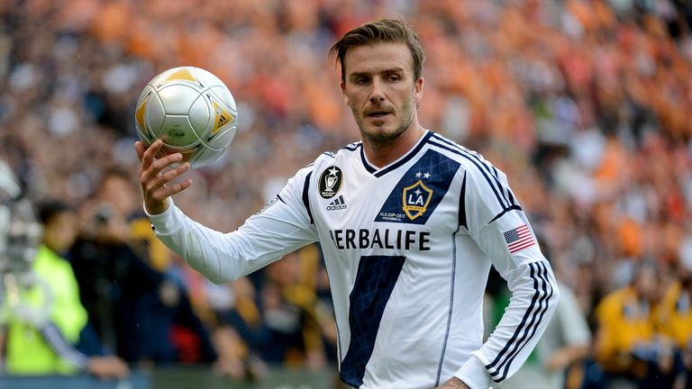 David Beckham during his time with the LA Galaxy 