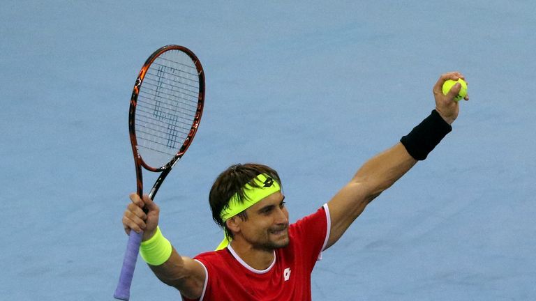 David Ferrer at the Malaysian Open