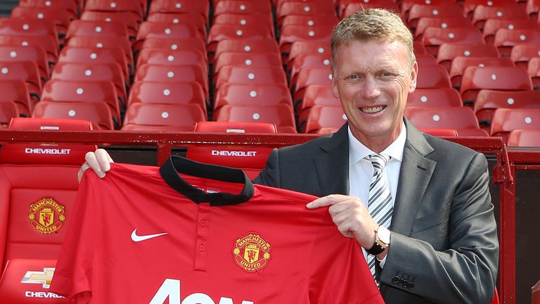 David Moyes unveiled as Manager of Manchester United in July 2013