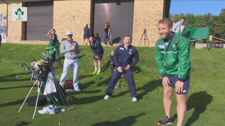 McIlroy leads the laughter at Fitzgerald's shocking tee shot 