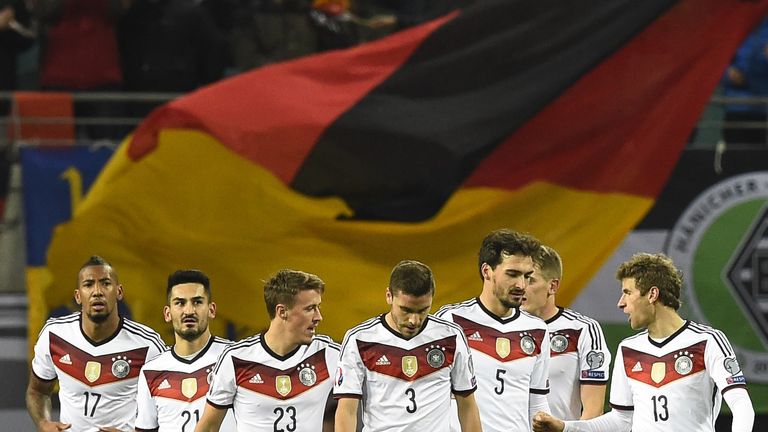 Germany secured top spot in Group D after a 2-1 win over Georgia. 
