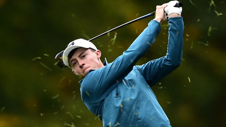 England's Matthew Fitzpatrick during day one of the British Masters at Woburn Golf Club, Little Brickhill.