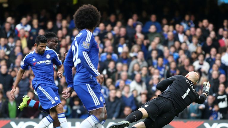 Brad Guzan was at fault for Diego Costa's opener