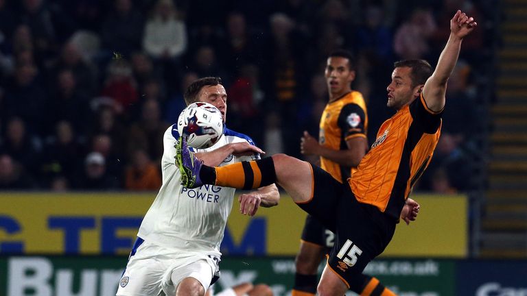 Andy King and Shaun Maloney keep focus on the ball