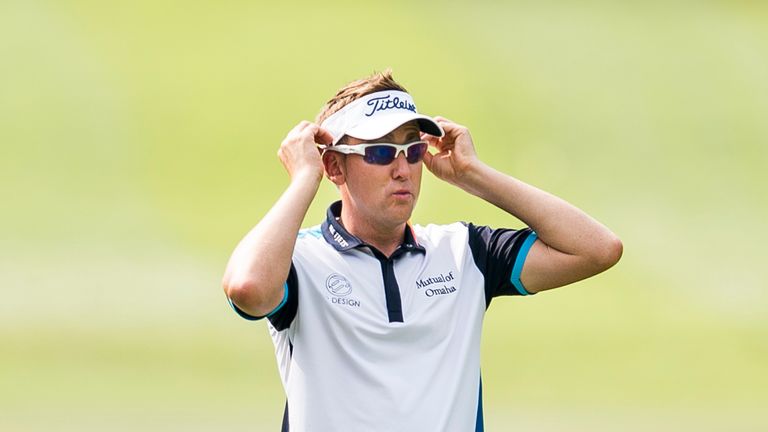 Ian Poulter during the first round of the Hong Kong Open