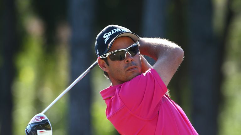 Jaco Van Zyl of South Africa in action during the second round of the Turkish Airlines Open