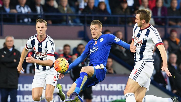 Jamie Vardy in action for Leicester