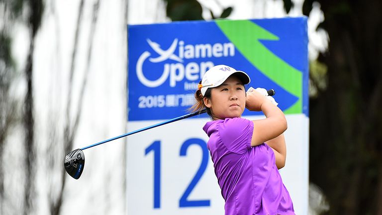 Jing Yan fired eight birdies on her way to a second-round lead at Xiamen Open