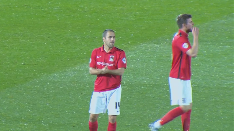 Joe Cole Coventry City debut at Rochdale