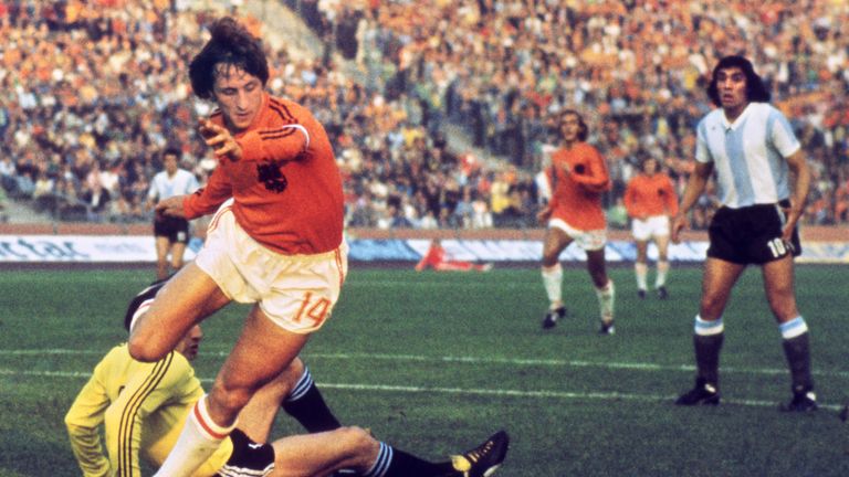 Johan Cruyff won three Ballon d'Ors during the 1970s