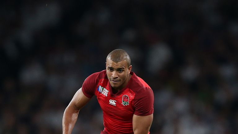 England's Jonathan Joseph during the Rugby World Cup match v Fiji at Twickenham Stadium, London